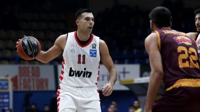 Περιστέρι – Ολυμπιακός 67-93: Άνετη νίκη για τους ερυθρόλευκους