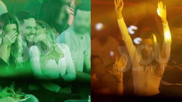 Ασυγκράτητοι σε βραδινή έξοδο Πετρούνιας – Μιλλούση! Κόλασε το τσιφτετέλι της αθλήτριας