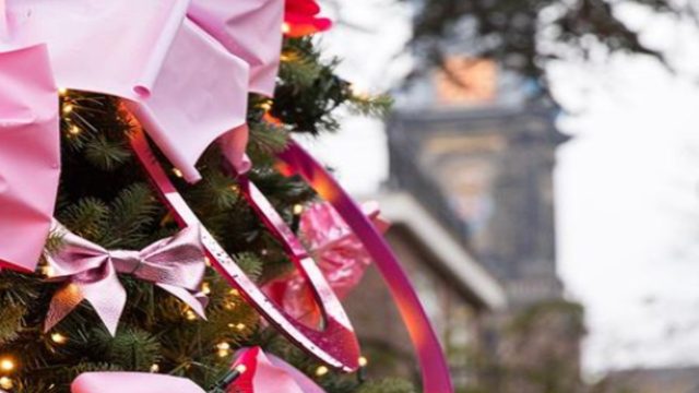 Εντυπωσιακό: Χριστουγεννιάτικο δέντρο υψηλής ραπτικής από τον Claes Iversen, ρούχα του οποίου φοράνε βασιλικές οικογένειες (Εικόνα)
