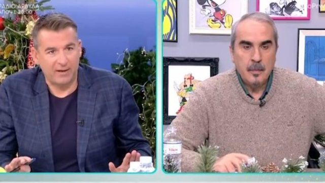 «Σφάχτηκαν» στον αέρα Γιώργος Λιάγκας και Βαγγέλης Περρής: «Εγώ είμαι μ@λ@κ@ς που εμβολιάστηκα;» (Video)