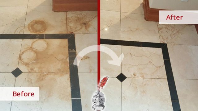 Καφέ λεκέδες από γλάστρες; Κάντε τα πλακάκια να λάμψουν με αυτή τη φυσική συνταγή