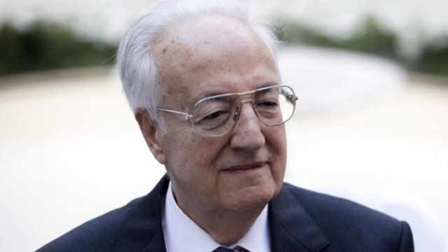 Χρήστος Σαρτζετάκης: Στην εντατική ο πρώην Πρόεδρος της Δημοκρατίας