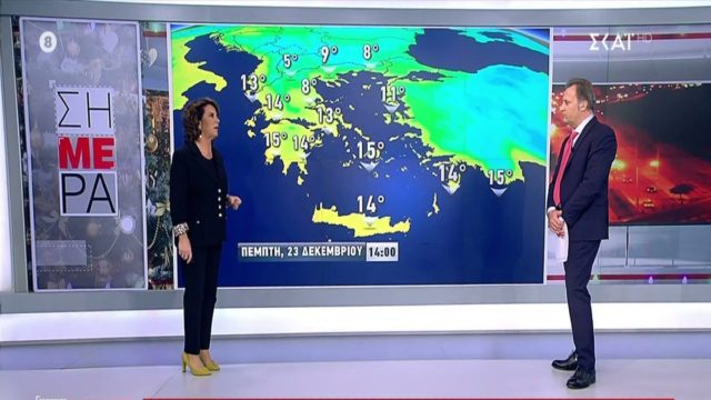 Τι καιρό θα κάνει τα Χριστούγεννα; Η πρόγνωση της Χριστίνας Σούζη (Video)