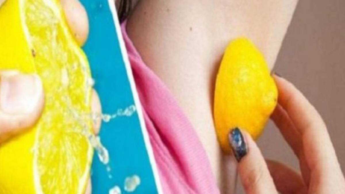 Πριν κοιμηθεί βάζει λεμόνι στις μασχάλες! Ο λόγος θα σας αφήσει άφωνους…