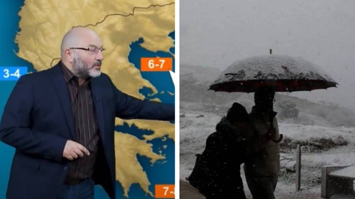 Έκτακτη προειδοποίηση Σάκη Αρναούτογλου: Χιόνια σ’ όλη την Ελλάδα και στην Αθήνα! Τσουχτερά Χριστούγεννα