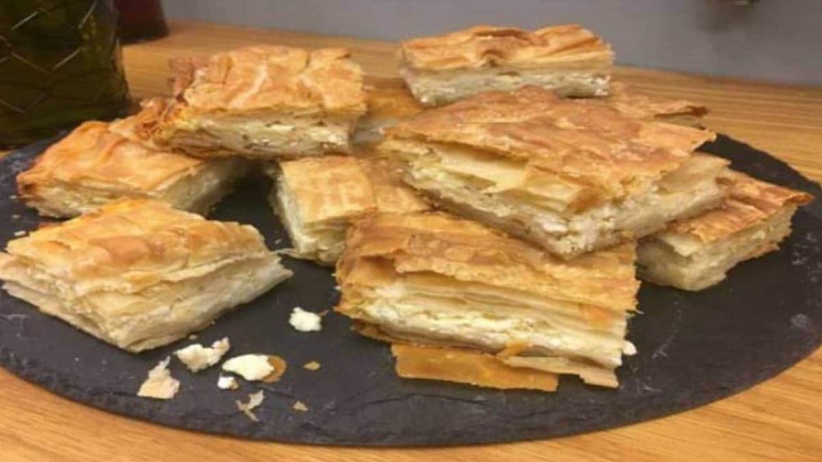 H τυρόπιτα της τεμπέλας θέλει μόνο 3 λεπτά προετοιμασία!