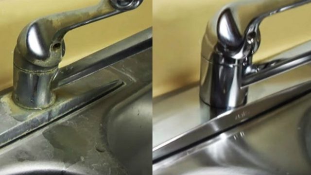 Το έξυπνο κόλπο για να απαλλαγείτε μια για πάντα από τα άλατα στον νεροχύτη!