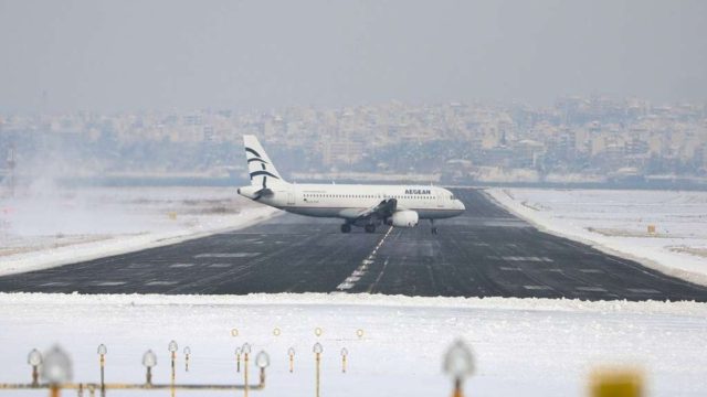 Κακοκαιρία “Ελπίδα”: Ακυρώσεις και τροποποιήσεις πτήσεων της AEGEAN και της Olympic Air – Αναλυτικά, η λίστα