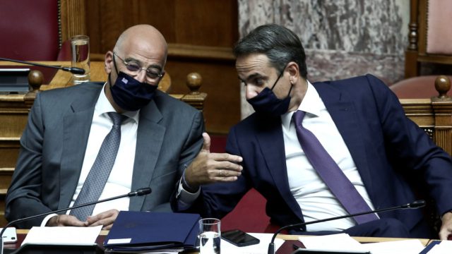 Μητσοτάκης – Δένδιας: “Κεραυνοί” κατά Τουρκίας για την προκλητικότητα και τη Συνθήκη της Λωζάνης