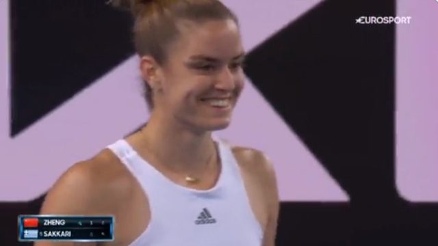 Με το “My number one” αποθέωσε το κοινό τη Σάκκαρη στο Australian Open (video)