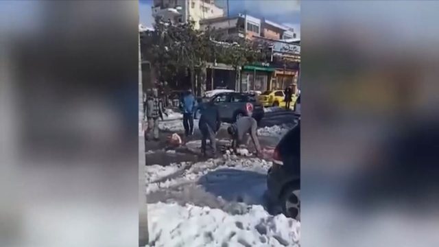 «Ραγίζουν» καρδιές: Πολίτες δίνουν το φιλί της ζωής σε σκυλάκι που έπαθε ηλεκτροπληξία! (Video)