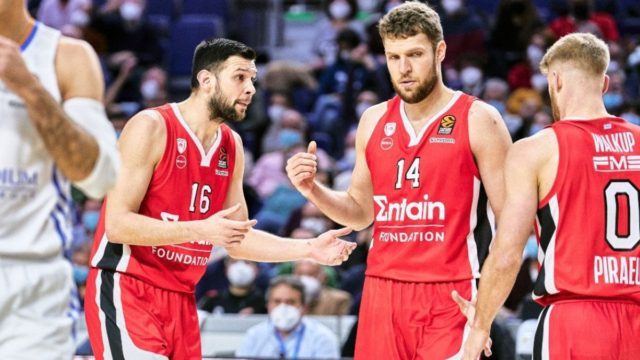 Euroleague: Ήττα στο “τσακ” για Ολυμπιακό