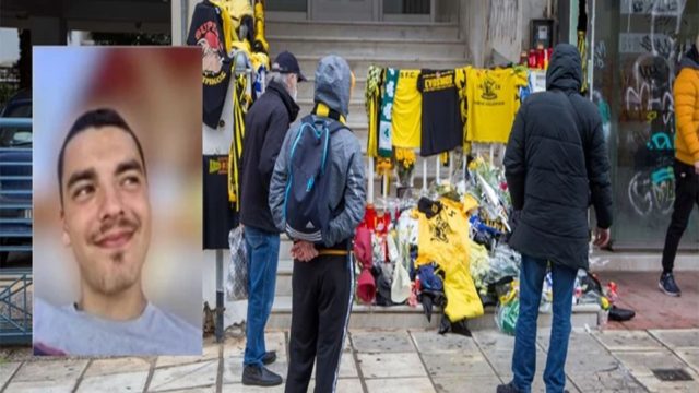 Εντυπωσιακός πίνακας με τον 19χρονο Άλκη στο σημείο της δολοφονίας του (εικόνες)
