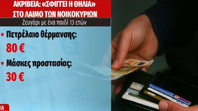 Ακρίβεια: «Σφίγγει η θηλιά στον λαιμό» των νοικοκυριών – Στα ύψη το κόστος θέρμανσης! «Ηλεκτροσόκ» από τους λογαριασμούς ρεύματος (Video)