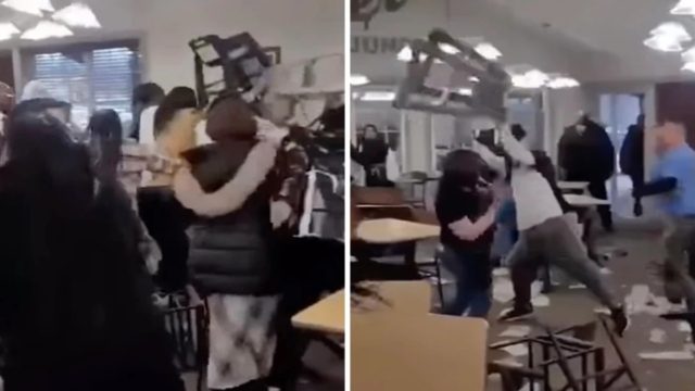 Απίστευτο ξύλο σε μπουφέ όταν οι θαμώνες κατάλαβαν ότι τελείωσαν οι μπριζόλες! (video)