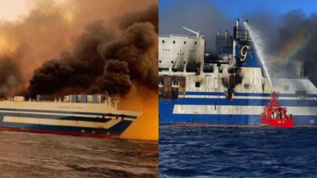 Euroferry Olympia: «Η φωτιά ξεκίνησε από…» – Τι λέει εκπρόσωπος της εταιρείας