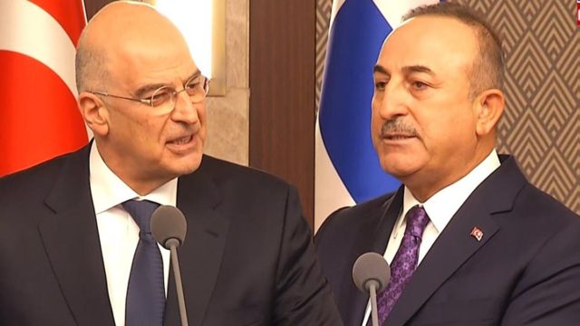 Σφοδρή επίθεση Τσαβούσογλου σε Δένδια: «Μοναδικό του χόμπι η δυσφήμηση της Τουρκίας» (video)
