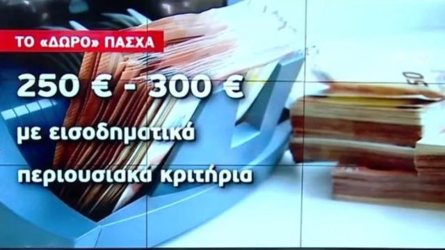 «Παράθυρο» για έκτακτο επίδομα «δώρο» Πάσχα – Ποιοι οι δικαιούχοι (Video)