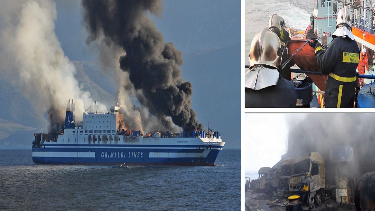 Euroferry Olympia: Oι συγκλονιστικοί διάλογοι την ώρα της φωτιάς στο πλοίο – «Πηγαίνετε να ελέγξετε…» (Video)