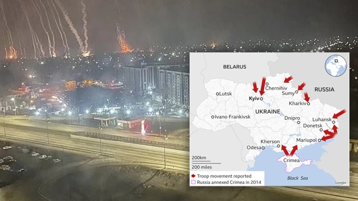 Πόλεμος στην Ουκρανία: Στο Κίεβο οι δυνάμεις του Πούτιν – Μάχες σε τέσσερα μέτωπα – Οι χάρτες