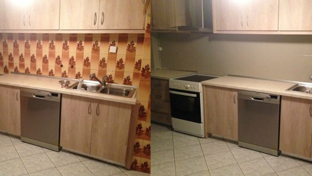 Παλιά κουζίνα; Πώς να βάψετε τα πλακάκια για να δείχνει σαν καινούργια