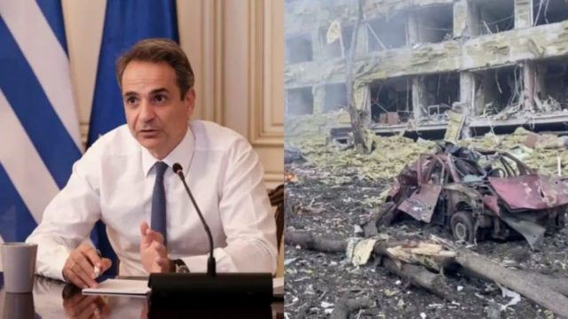 Μητσοτάκης: Η Ελλάδα θα ανακατασκευάσει το μαιευτήριο της Μαριούπολης που βομβαρδίστηκε