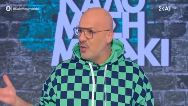 «Νεκρανάσταση…» – Επέστρεψε στο πλατό ο Νίκος Μουτσινάς μετά τον κορωνοϊό