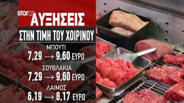 Οικονομικός «στραγγαλισμός» λόγω… ακρίβειας: Κρέας, ψωμί και οπωροκηπευτικά στα ύψη – Πάνω από 3 ευρώ το σουβλάκι (Video)