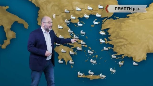 «Προσοχή από την Πέμπτη το πρωί στην Αττική…»: Η προειδοποίηση του Σάκη Αρναούτογλου για τον χιονιά