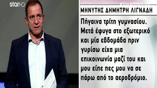 «Ξεκίνησε να πιάνει τα γεννητικά μου όργανα…» – Ανατριχιάζει η πρώτη κατάθεση εναντίον του Δημήτρη Λιγνάδη (Video)