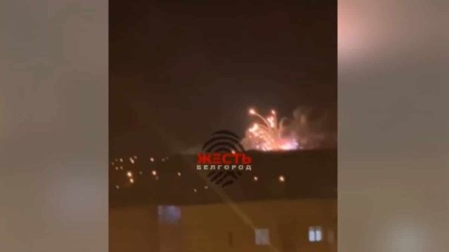 Πόλεμος στην Ουκρανία: Σοκαριστικό βίντεο με εκρήξεις στη ρωσική πόλη Μπέλγκοροντ