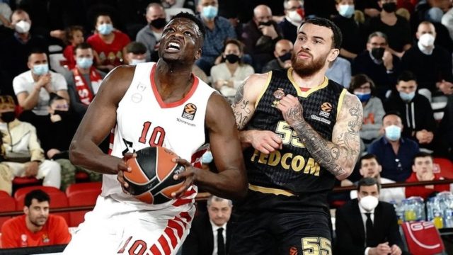 Euroleague: Αγνώριστος Ολυμπιακός στο Μονακό και βαριά ήττα – Ένας Φαλ δεν… έφερε την άνοιξη!