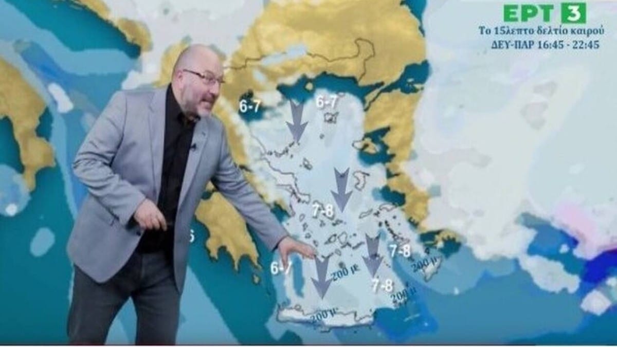 «Έρχεται χιονιάς από τη Μακεδονία έως και την… Κρήτη»: Συναγερμός Σάκη Αρναούτογλου