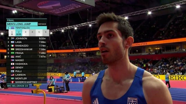 Μυθικό άλμα από τον Μίλτο Τεντόγλου: Νέο πανελλήνιο ρεκόρ στα 8,55 – 6η καλύτερη επίδοση όλων των εποχών (Video)