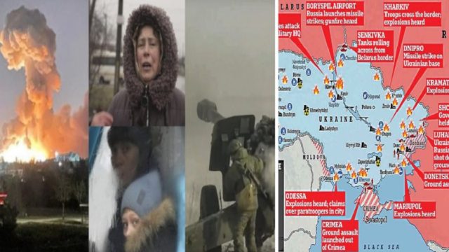 Πόλεμος στην Ουκρανία: Ηχησαν σειρήνες για αεροπορική επιδρομή στις περισσότερες πόλεις! Σφίγγει η ρωσική «τανάλια» γύρω από το Κίεβο – Ισχυρές εκρήξεις κοντά στο κέντρο (Video)