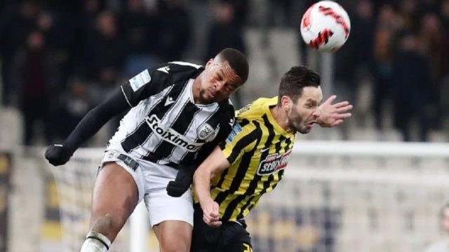 Super League: Χωρίς νικητή το ντέρμπι ΑΕΚ-ΠΑΟΚ – Με παίκτη παραπάνω οι «κιτρινόμαυροι» από το 17′!
