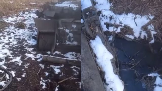 Βίντεο που σοκάρει! Ρωσικά τανκς βυθίζονται στους ουκρανικούς βάλτους (video)
