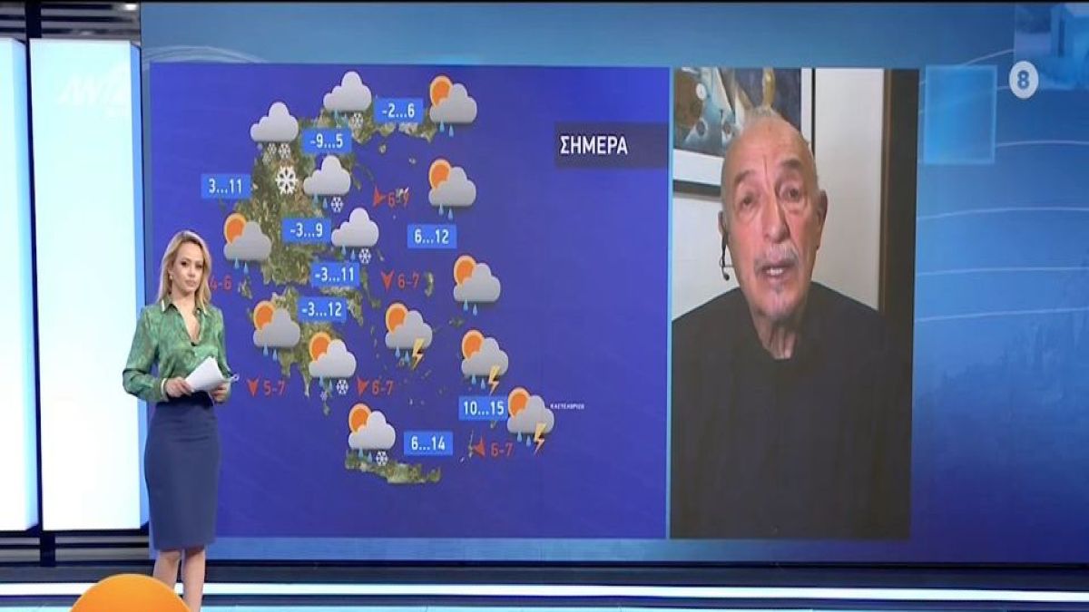 Καμπανάκι Τάσου Αρνιακού: «Θα χιονίσει και στην Αθήνα!» (Video)
