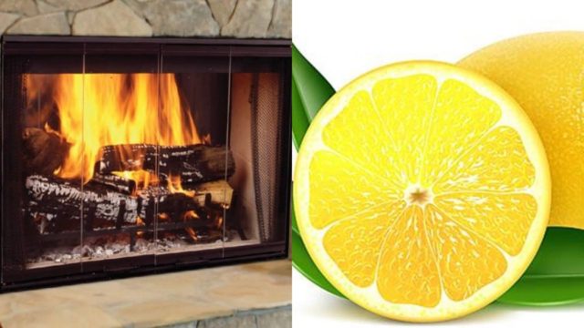 Δείτε για ποιο λόγο πρέπει να ρίχνετε λεμόνι στο… τζάκι!