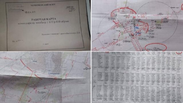 Ουκρανοί διαρρέουν χάρτες από τον «σχεδιασμό της ρωσικής εισβολής» – «Μέχρι τις 6 Μαρτίου θα διαρκέσει ο πόλεμος»