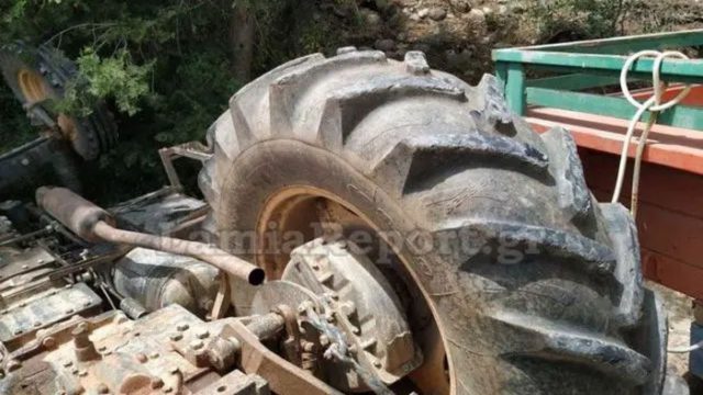 Τραγωδία στη Κάρυστο – 69χρονος καταπλακώθηκε από το τρακτέρ του