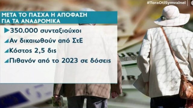 Αναδρομικά: Έρχονται τέσσερα νέα πακέτα – Ανάσα για χιλιάδες συνταξιούχους (Video)