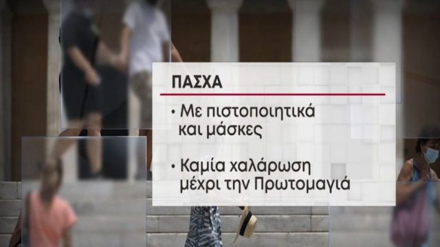 Όλα τα μέτρα για εμβολιασμένους και ανεμβολίαστους το Πάσχα – Τι ισχύει για εστίαση, λιανεμπόριο και εκκλησίες