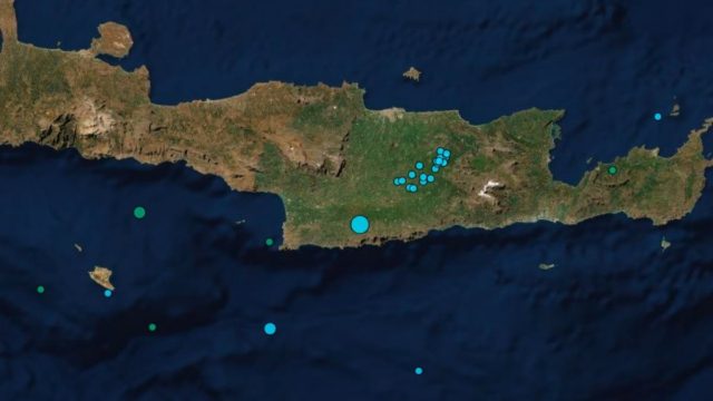 Σεισμός στην Κρήτη – «Ταρακουνήθηκε» ξανά ο νομός Ηρακλείου