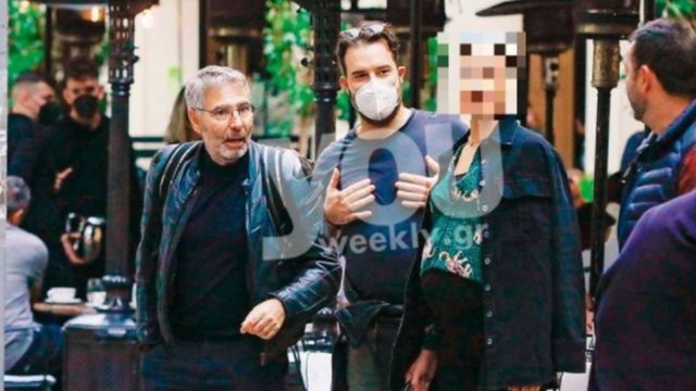 Με φουσκωμένη κοιλίτσα στους δρόμους της Αθήνας – Φωτογραφίες ντοκουμέντο μαζί με τον Θοδωρή Αθερίδη