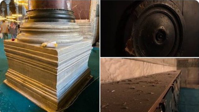 Εικόνες ντροπής και εγκατάλειψης στην Αγιά Σοφιά: Οι Τούρκοι δεν μπορούν να προστατέψουν το μνημείο της UNESCO (photos)