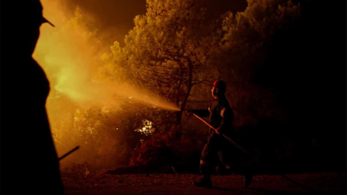 Μεγάλη φωτιά στην Ηλεία – Επιχειρούν 60 πυροσβέστες