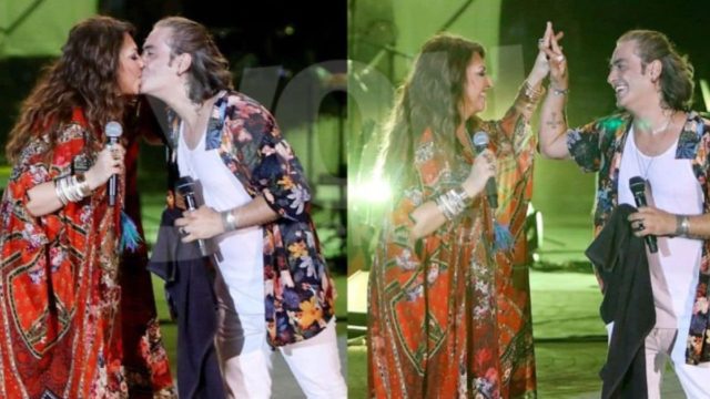 60αρα η Γαρμπή ενώ ο Διονύσης… Δεν φαίνεται καθόλου η διαφορά ηλικίας Γαρμπή με Σχοινά