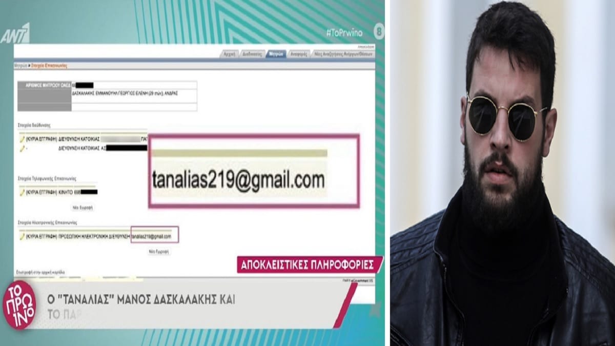 Νεκρά παιδιά στην Πάτρα: Ο «τανάλιας» Μάνος Δασκαλάκης & το παρασκήνιο πίσω από το ψευδώνυμο – Εξέλιξη «φωτιά» με τις αναζητήσεις κεταμίνης (Video)
