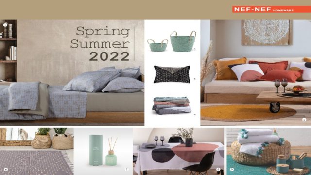 Η νέα συλλογή NEF-NEF Homeware Spring-Summer 2022 είναι γεμάτη έμπνευση!